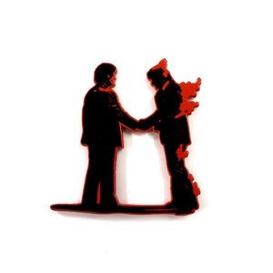 Enamel Pin Custom Lapel The Wish You Were Here Pin - Music Pink Floyd